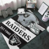 Las Vegas Raiders Rug NFL Area Rug Dining Room Rug Indoor Indoor Rugs Rectangle Carpet las vegas raiders area rug oakland raiders rugs bathroom rug floor rug regtangle carpet home decor ver 1028