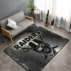 Las Vegas Raiders Area Rug NFL Area Rug Kitchen Rug Indoor Rugs Rectangle Carpet las vegas raiders area rug oakland raiders rugs living room rug floor rug regtangle carpet home decor ver 1029