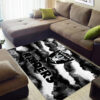 Las Vegas Raiders Area Rug NFL Area Rug Bedroom Area Rug Indoor Rug Rectangle Carpet las vegas raiders area rug oakland raiders rugs living room rug floor rug regtangle carpet home decor ver 1032