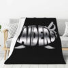 Las Vegas Raiders Blanket Sherpa Blanket Throw Blanket las vegas raiders blanket sherpa blanket throw blanket v43
