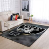 Las Vegas Raiders Rug NFL Area Rug Bedroom Area Rug Indoor Rug Rectangle Carpet las vegas raiders rug oakland raiders rugs living room rug floor rug regtangle carpet home decor ver 1042