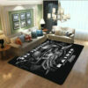 Las Vegas Raiders Area Rug NFL Area Rug Bedroom Rug Indoor Rug Rectangle Carpet las vegas raiders rug oakland raiders rugs living room rug floor rug regtangle carpet home decor ver 1054