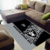 Las Vegas Raiders Area Rug NFL Area Rug Dining Room Rugs Indoor Rugs Rectangle Carpet las vegas raiders rugs oakland raiders carpet living room rug floor rug regtangle carpet home decor ver 1076