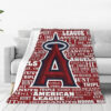 Los Angeles Angels Blanket FLeece Blanket Throw Blanket los angeles angels blanket fleece blanket throw blanket v16