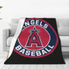 Los Angeles Angels Blanket FLeece Blanket Throw Blanket los angeles angels blanket fleece blanket throw blanket v51