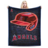 Los Angeles Angels Blankets FLeece Blanket Throw Blanket los angeles angels blankets fleece blanket throw blanket v54