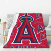 Los Angeles Angels Blankets FLeece Blanket Throw Blanket los angeles angels blankets fleece blanket throw blanket v6