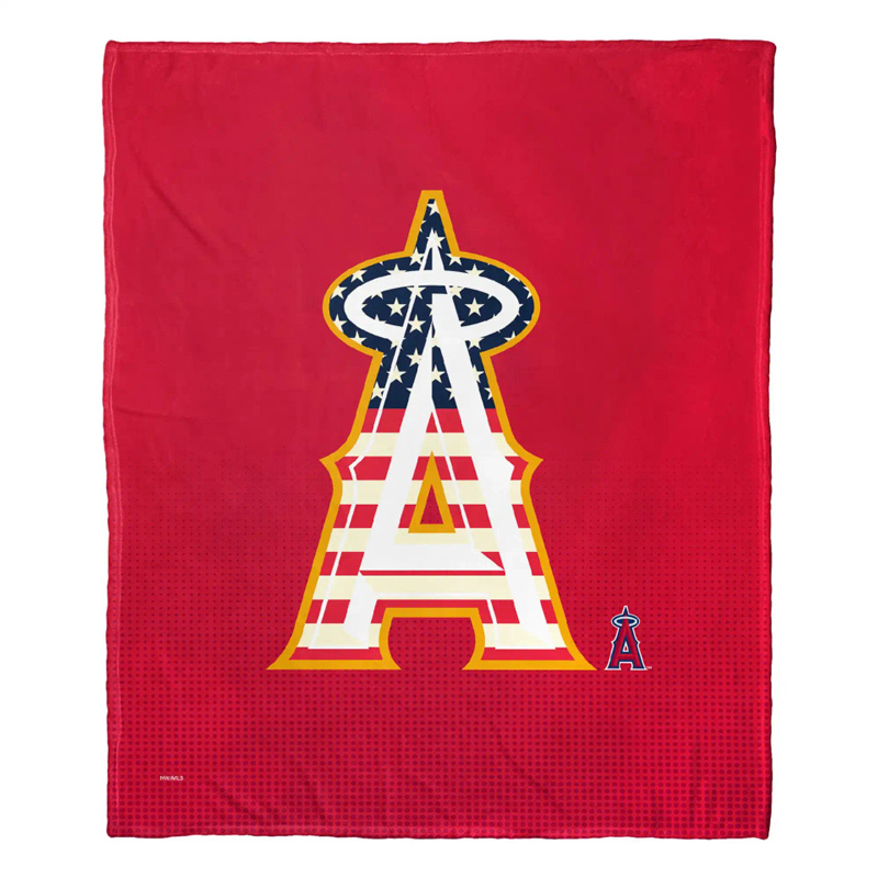 Los Angeles Angels Blankets Sherpa Blanket Throw Blanket