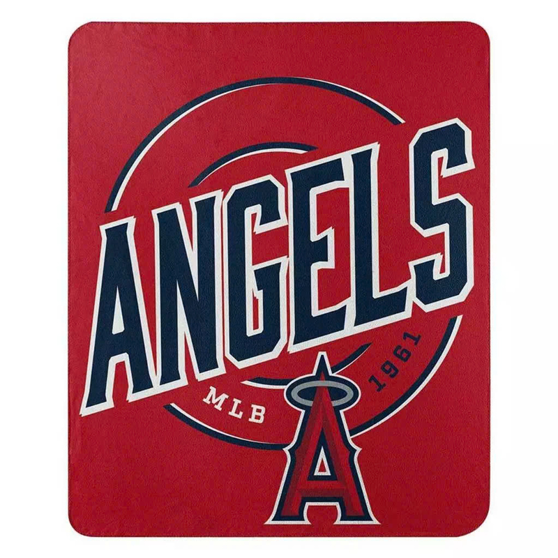 Los Angeles Angels Blankets Sherpa Blanket Throw Blanket