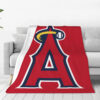 Los Angeles Angels Blankets Sherpa Blanket Throw Blanket los angeles angels blankets sherpa blanket throw blanket v48