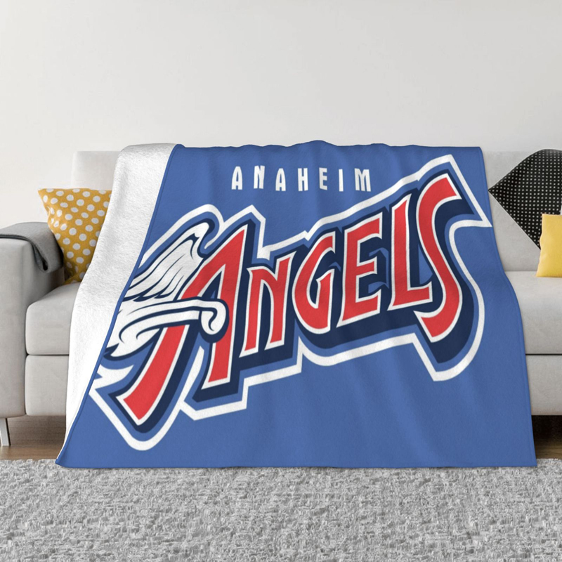Los Angeles Angels Blankets Sherpa Blanket Throw Blanket