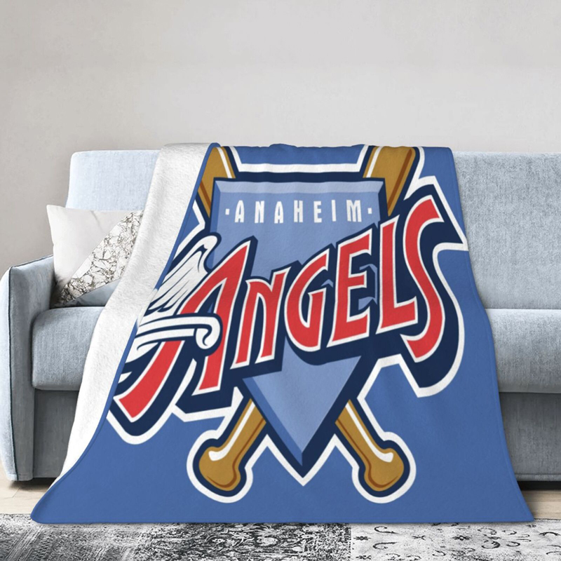 Los Angeles Angels Blankets Sherpa Blanket Throw Blanket