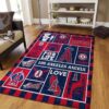 Los Angeles Angels Area Rug MLB Area Rug Kitchen Rug Indoor Rug Rectangle Carpet los angeles angels rug living room carpet regtangle carpet floor decor home decor ver 159