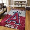 Los Angeles Angels Area Rug MLB Area Rug Dining Room Rugs Indoor Rug Rectangle Carpet los angeles angels rug living room carpet regtangle carpet floor decor home decor ver 162