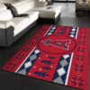 Los Angeles Angels Area Rug MLB Area Rug Dining Room Rugs Indoor Indoor Rug Rectangle Carpet los angeles angels rug living room carpet regtangle carpet floor decor home decor ver 169
