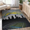 Los Angeles Chargers Area Rug NFL Area Rug Living Room Rug Indoor Rug Rectangle Carpet los angeles chargers area rug bathroom rug floor rug regtangle carpet home decor ver 1078