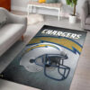 Los Angeles Chargers Area Rug NFL Area Rug Kitchen Rug Indoor Rugs Rectangle Carpet los angeles chargers area rug living room rug floor rug regtangle carpet home decor ver 1094
