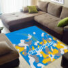 Los Angeles Chargers Area Rug NFL Area Rug Bathroom Rugs Indoor Indoor Rug Rectangle Carpet los angeles chargers area rugs bathroom rug floor rug regtangle carpet home decor ver 1102