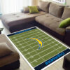 Los Angeles Chargers Rug NFL Area Rug Bathroom Rugs Indoor Rugs Rectangle Carpet los angeles chargers area rugs bathroom rug floor rug regtangle carpet home decor ver 1104