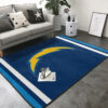 Los Angeles Chargers Rug NFL Area Rug Kitchen Rug Indoor Rug Rectangle Carpet los angeles chargers area rugs living room rug floor rug regtangle carpet home decor ver 1111