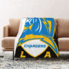 Los Angeles Chargers Blanket FLeece Blanket Throw Blanket los angeles chargers blanket fleece blanket throw blanket v10