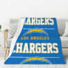 Los Angeles Chargers Blanket FLeece Blanket Throw Blanket los angeles chargers blanket fleece blanket throw blanket v8