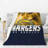 Los Angeles Chargers Blanket Sherpa Blanket Throw Blanket los angeles chargers blanket sherpa blanket throw blanket v24