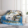 Los Angeles Chargers Blanket Sherpa Blanket Throw Blanket los angeles chargers blanket sherpa blanket throw blanket v29
