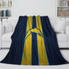 Los Angeles Chargers Blankets FLeece Blanket Throw Blanket los angeles chargers blankets fleece blanket throw blanket v14