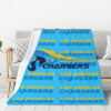 Los Angeles Chargers Blankets FLeece Blanket Throw Blanket los angeles chargers blankets fleece blanket throw blanket v4