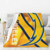 Los Angeles Chargers Blankets FLeece Blanket Throw Blanket los angeles chargers blankets fleece blanket throw blanket v42