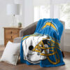 Los Angeles Chargers Blankets Sherpa Blanket Throw Blanket los angeles chargers blankets sherpa blanket throw blanket v46