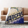 Los Angeles Chargers Blankets Sherpa Blanket Throw Blanket los angeles chargers blankets sherpa blanket throw blanket v62
