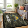 Los Angeles Chargers Rug NFL Area Rug Bathroom Rug Indoor Rugs Rectangle Carpet los angeles chargers carpet bathroom rug floor rug regtangle carpet home decor ver 1119