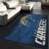 Los Angeles Chargers Rug NFL Area Rug Dining Room Rugs Indoor Rug Rectangle Carpet los angeles chargers rug bathroom rug floor rug regtangle carpet home decor ver 1139