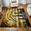 Los Angeles Chargers Rug NFL Area Rug Dining Room Rugs Indoor Rug Rectangle Carpet los angeles chargers rug living room rug floor rug regtangle carpet home decor ver 1144