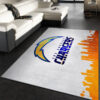 Los Angeles Chargers Rug NFL Area Rug Bathroom Rugs Indoor Rug Rectangle Carpet los angeles chargers rug living room rug floor rug regtangle carpet home decor ver 1145