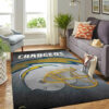Los Angeles Chargers Rug NFL Area Rug Bathroom Rug Indoor Rug Rectangle Carpet los angeles chargers rug living room rug floor rug regtangle carpet home decor ver 1149