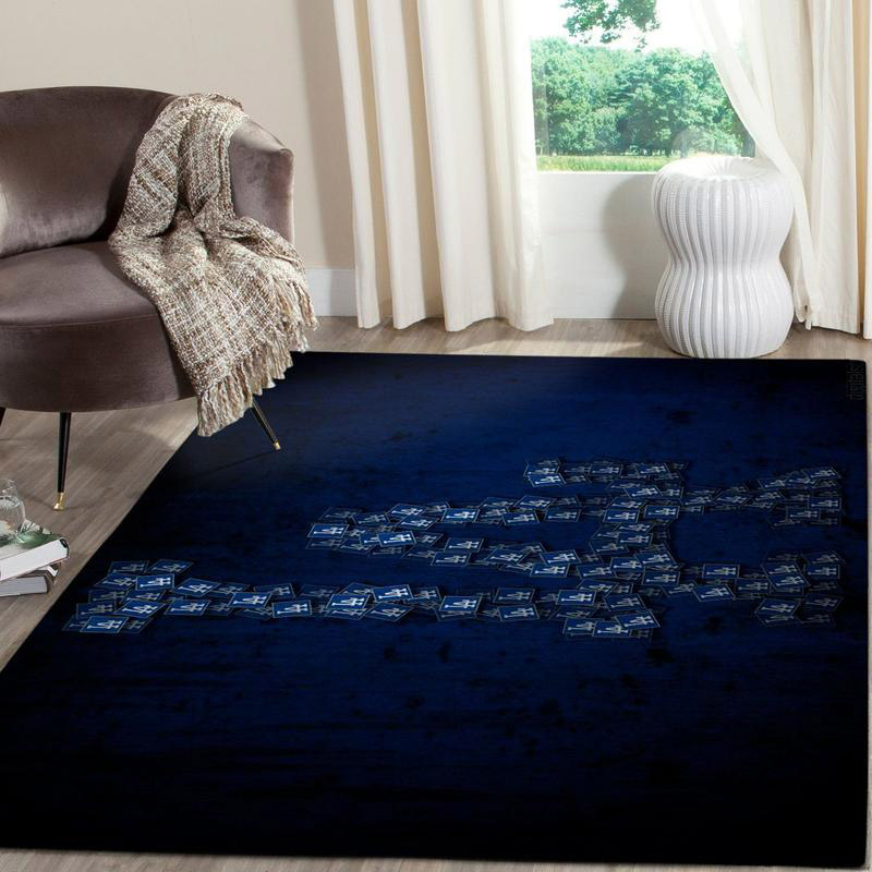 Los Angeles Dodgers Area Rug MLB Area Rug Dining Room Rug Indoor Indoor Rug Rectangle Carpet