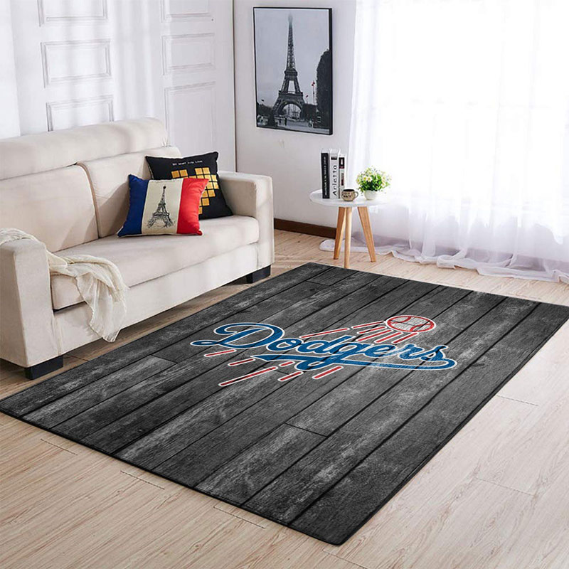 Los Angeles Dodgers Area Rug MLB Area Rug Living Room Area Rug Indoor Indoor Rug Rectangle Carpet