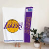 los angeles lakers blanket fleece blanket throw blanket v1