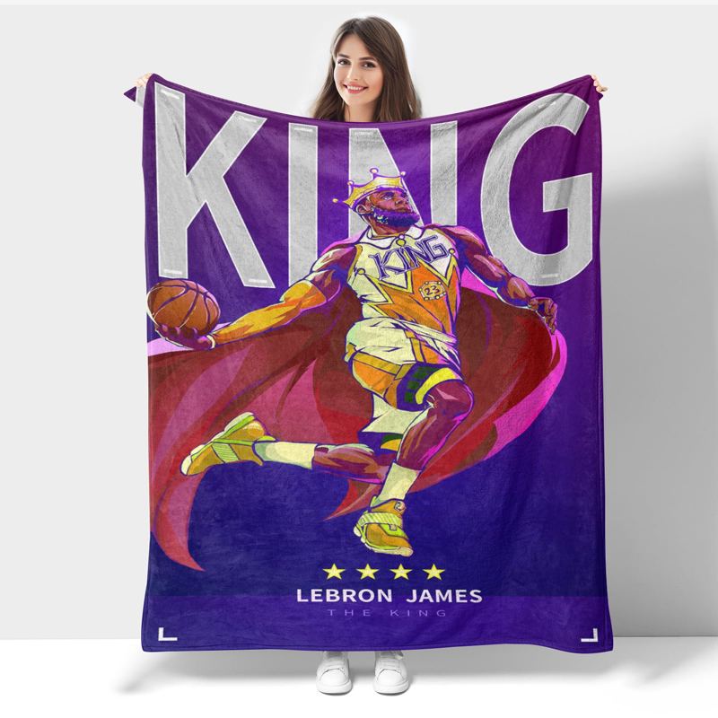 Los Angeles Lakers Blanket FLeece Blanket Throw Blanket