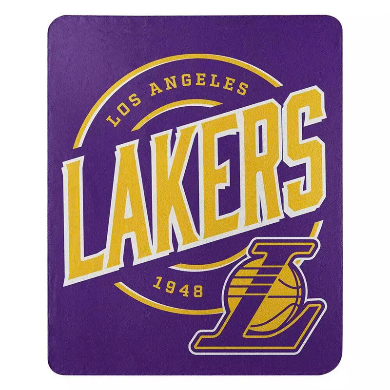 Los Angeles Lakers Blanket Sherpa Blanket Throw Blanket