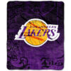 Los Angeles Lakers Blanket Sherpa Blanket Throw Blanket los angeles lakers blanket sherpa blanket throw blanket v41