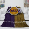 Los Angeles Lakers Blanket Sherpa Blanket Throw Blanket los angeles lakers blanket sherpa blanket throw blanket v48