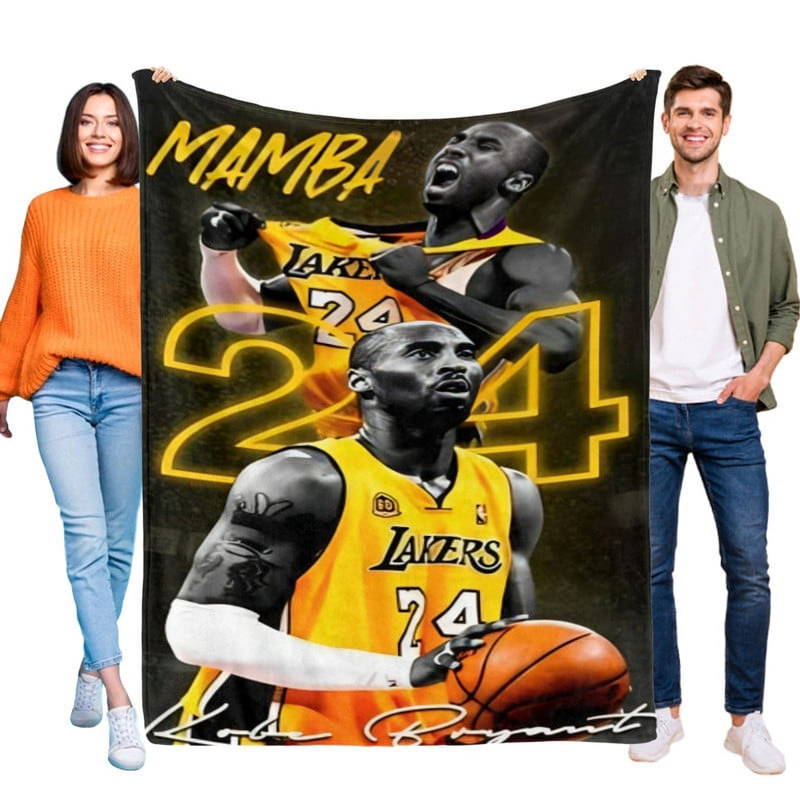 Los Angeles Lakers Blankets FLeece Blanket Throw Blanket