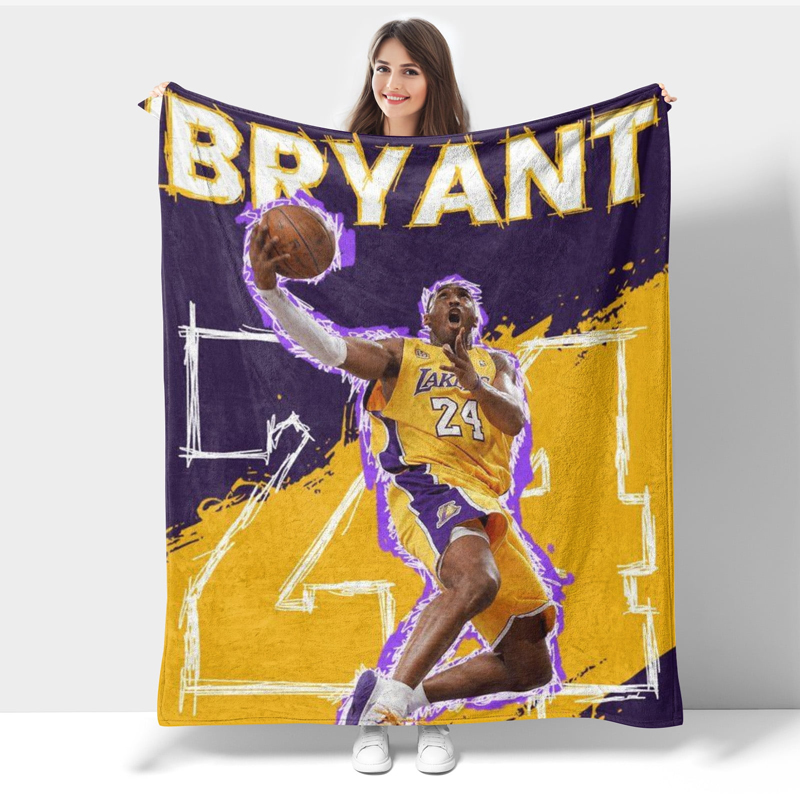 Los Angeles Lakers Blankets FLeece Blanket Throw Blanket