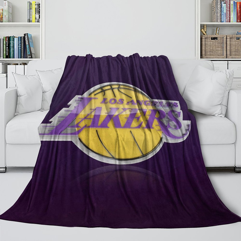 Los Angeles Lakers Blankets FLeece Blanket Throw Blanket