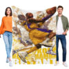 Los Angeles Lakers Blankets FLeece Blanket Throw Blanket los angeles lakers blankets fleece blanket throw blanket v51