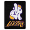 Los Angeles Lakers Blankets FLeece Blanket Throw Blanket los angeles lakers blankets fleece blanket throw blanket v64